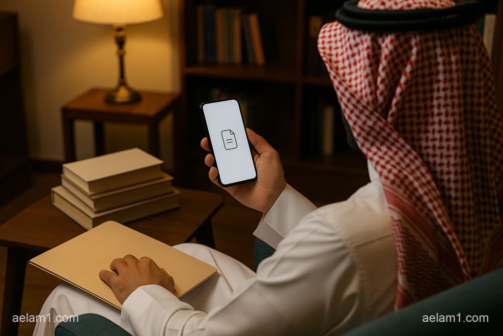 خطوات إصدار الشهادة عبر تطبيق أبشر